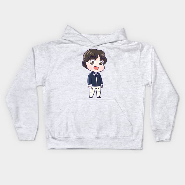 BTS Suga Fake Love chibi Kids Hoodie by Oricca